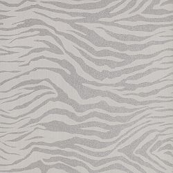 Zebra Grey/Silver Wallpaper