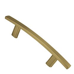 Contemporary Metal Pull - Satin Brass - 76 Mm C. To C.
