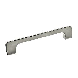 Contemporary Metal Pull - Brushed Nickel - 128 Mm C. To C.