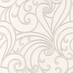 Saville Grey/Silver Wallpaper