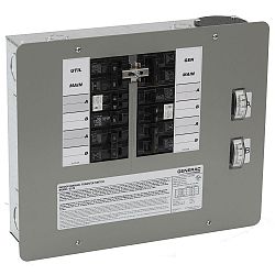 30-Amp 7500-Watt Indoor Manual Transfer Switch for 10-16 Circuits