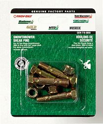Shear Bolts With Nuts - 1.5 In.