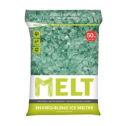 MELT 50 Lb. Resealable Bag Premium Enviro-Blend Ice Melter W/ CMA