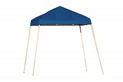Sport 8 ft. x 8 ft. Pop-Up Canopy Slant Leg, Blue Cover with Storage Bag