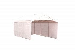 Super Max 10 ft. x 20 ft. 2-in-1 Canopy in White with Enclosure Kit
