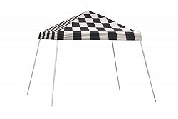 Sport 10 ft. x 10 ft. Pop-Up Canopy Slant Leg, Checkered Flag Cover with Storage Bag