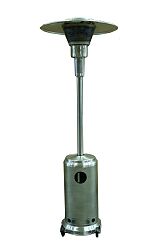Stainless Steel Grade 304 Patio Heater With Cylindrical Shape
