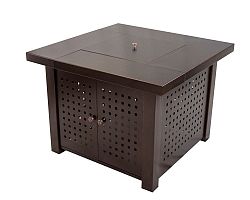 OFG418TA Eden 38-inch Square Gas Fire Pit Table