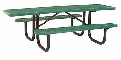 8 ft. Double Sided Extra Heavy Duty Commercial ADA Table in Green