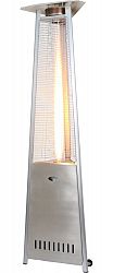 Commercial Grade Stainless Steel Glass Tube Patio Heater - Natural Gas