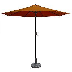 Mirage 9-ft Octagonal Market Umbrella w/ Auto-Tilt in Terra Cotta Sunbrella Acrylic