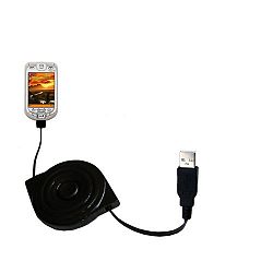 compact and retractable USB Power Port Ready charge cable designed for the O2 XDA Pocket PC Phone and uses TipExchange