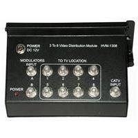 3x8 Rf Distribution Amplifier Module - Color: Black