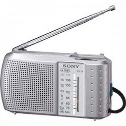 Sony FM AM Handy Portable Radio ICF 9 HEC0NPQBL-1615