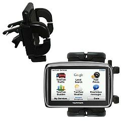 Innovative Vent Cradle Vehicle Mount for the TomTom GO 740 - Adjustable Vent Clip Holder for Most Car / Auto Vent Systems