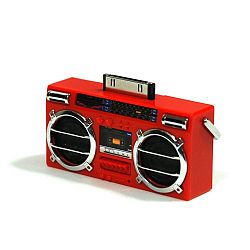 VERSOS iPod boombox for type speaker BoomDock BB-5009 RD (Red) (Japan Import)