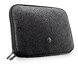 15 4 In Damask Black Computer Sleeve HEC0T3O0B-2414