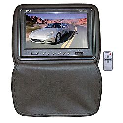 Pyle PL91HRBK Adjustable Headrests W Built In 9 TFT LCD Monitor W IR Transmitter Amp Cover Black H3C0E2F41-0308