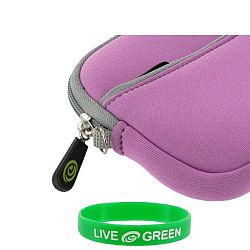 rooCASE Neoprene Sleeve (Lilac Pink) Case for Magellan Maestro 4350 4.3-inch