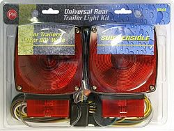 Peterson Submersible Trailer Light Kit Red
