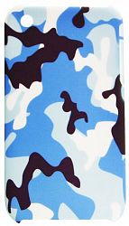 Exian Case For Iphone 3G/3Gs - Blue Army Camo Pattern Blue