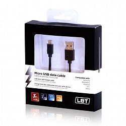Lbt 021 - 3Ft Micro Usb Cable Black