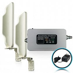 Smoothtalker X2 High Power Booster For Buildings - 2 High Gain Directional Antennas Multi