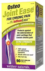 Webber Naturals Osteo Joint Ease With Inflamease And Glucosamine Chondroitin
