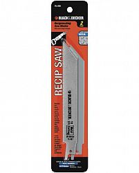 Black & Decker 6 Metal Cutting Reciprocating Saw Blade Orange