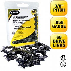 Laser Saw Chain 3/8-058 68 Drive Links