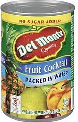 Del Monte Sweetened Packed In Water Fruit Cocktail