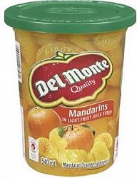 Del Monte Mandarins In Light Fruit Juice Syrup