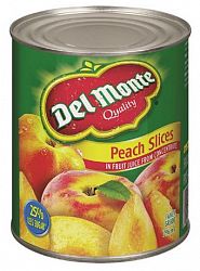 Del Monte Peach Slices In Light Syrup