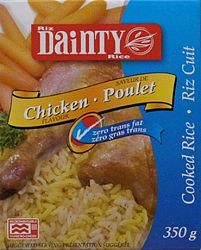 Dainty Foods Dainty Cooked Rice - Chicken Flavour