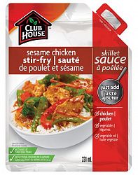 Club House Sesame Chicken Stir-Fry Skillet Sauce