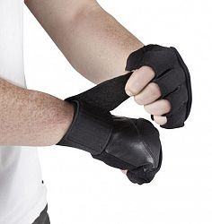 Gold's Gym, Wrist Wrap Glove Black Large