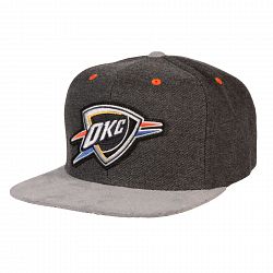 Oklahoma City Thunder Mitchell & Ness Current Logo NBA Cation Perforated Snapback Cap