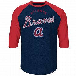 Atlanta Braves Cooperstown Don't Judge 3/4 Raglan T-Shirt