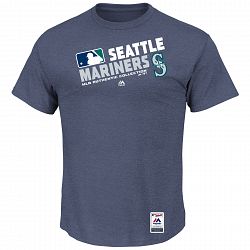 Seattle Mariners Authentic Collection Team Choice Heathered T-Shirt