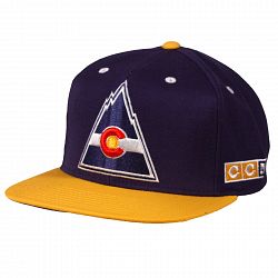 Colorado Rockies CCM Vintage 2-Tone Snapback Cap