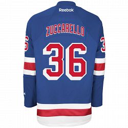 Mats Zuccarello New York Rangers Reebok Premier Replica Home NHL Hockey Jersey