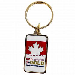 Team Canada 2014 Double Gold Champions Keychain