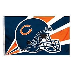 Chicago Bears 3' x 5' Helmet Flag