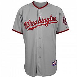 Washington Nationals Authentic COOL BASE Road MLB Baseball Jersey