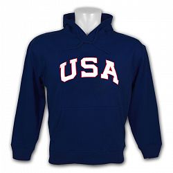 USA Patriotic Pullover Hoody (Navy)