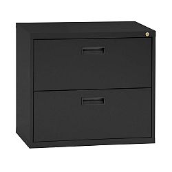 400 Series 2 Drawer Lateral File Black Color