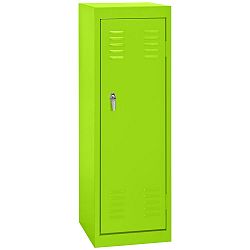 15 Inch L x 15 Inch D x 48 Inch H Single Tier Welded Steel Locker in Electric Green