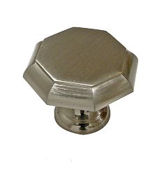Classic Brass Knob - Brushed Nickel - 30 mm Dia.