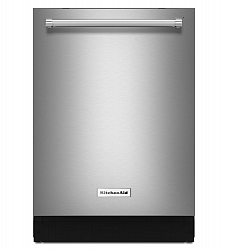 44 dBA Dishwasher with Dynamic Wash Arms and Bottle Wash