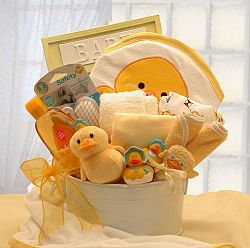 Gift Basket Drop Shipping 89092-B Bath Time Baby New Baby Basket - Blue